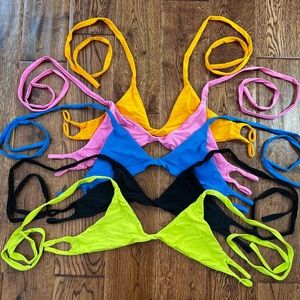 Black and pink marlin top